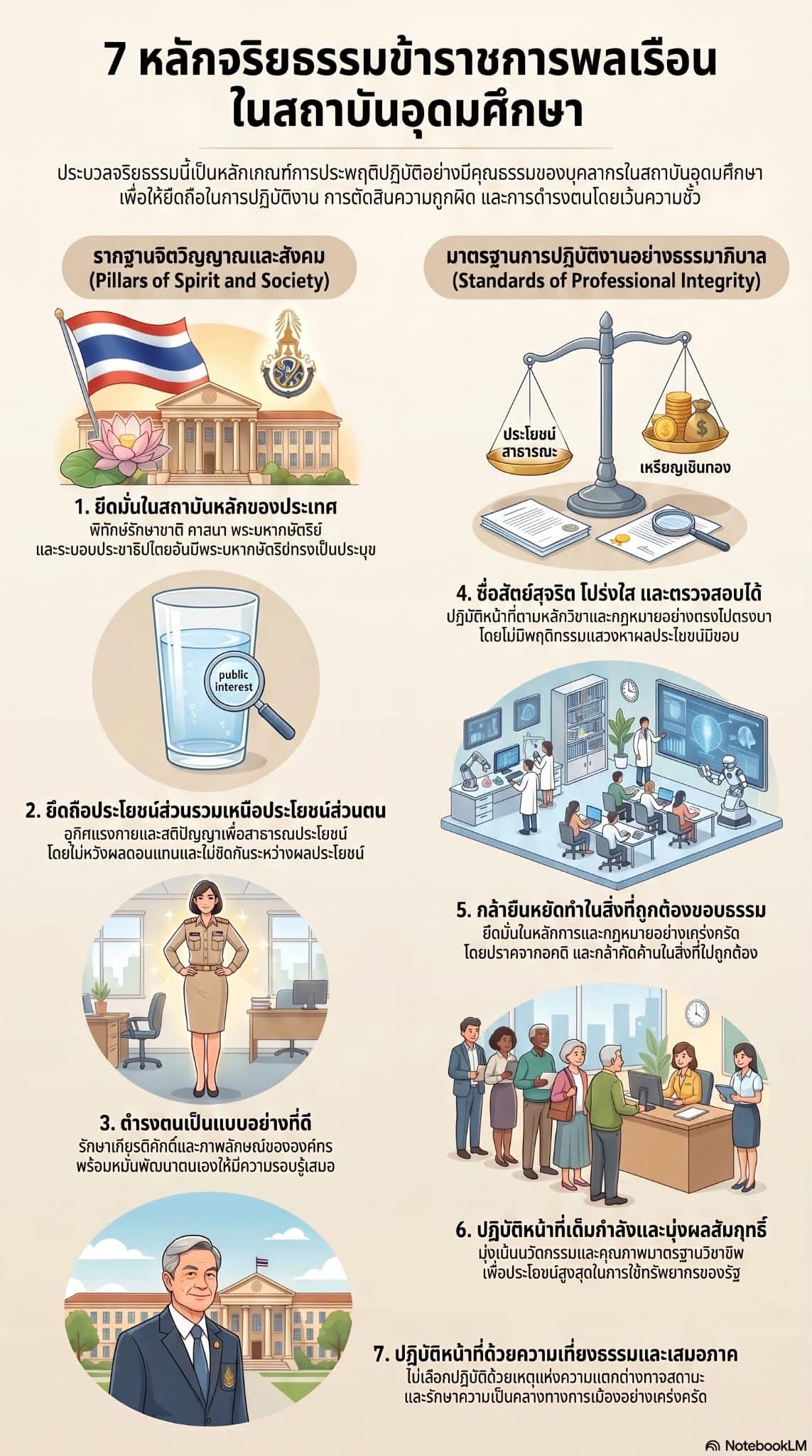 จริยธรรมพึงปฏิบัติตนของข้าราชการ