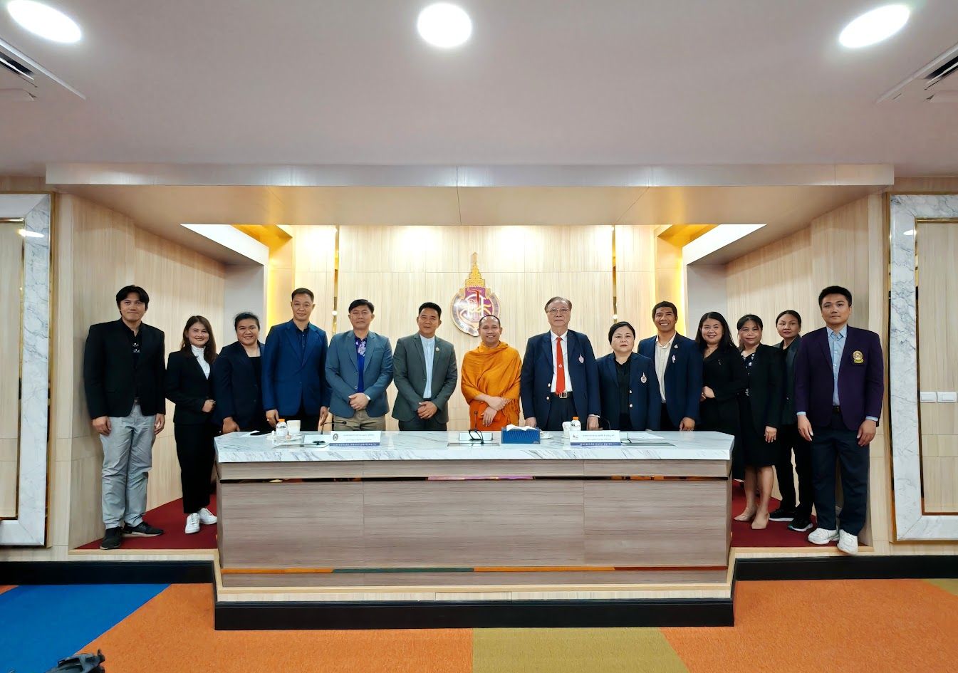 ผู้บริหาร ม.ราชภัฏสุรินทร์ ร่วมแลกเปลี่ยนแนวทางบริหารจัดการวารสารวิชาการให้มีคุณภาพในระดับสากล กับมหาวิทยาลัยที่มีวารสารในฐานข้อมูลสกอปัส (Scopus)